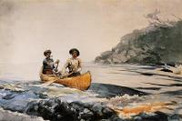 Homer, Winslow - Entering the First Rapid